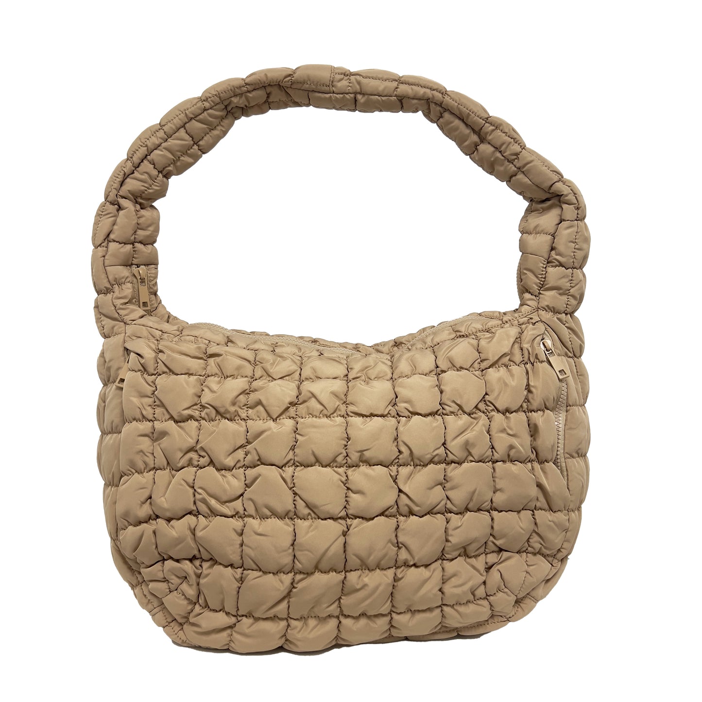 Carry All Quilted Bag in Beige