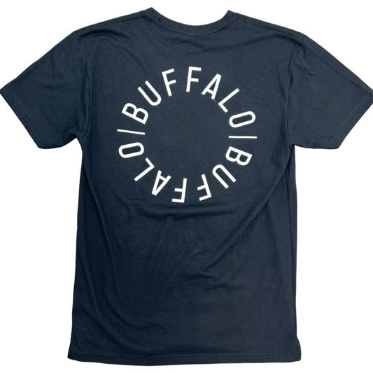 Full Circle Buffalo Tee in Black