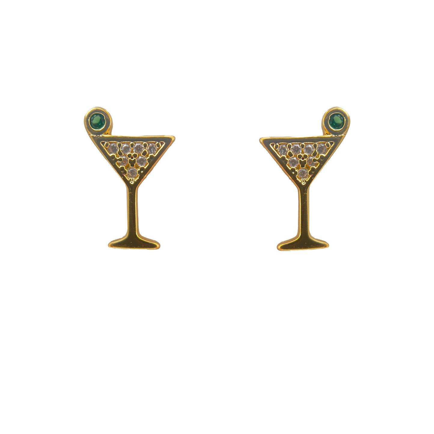 Martini Crystal Stud