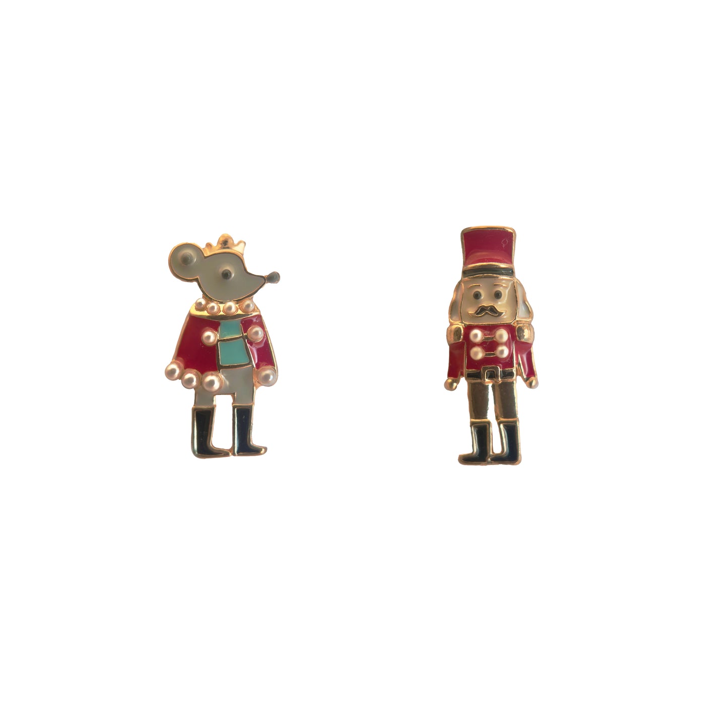 Nutcracker + Mouse King Stud Earrings