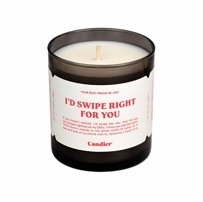 I'd Swipe Right Candle