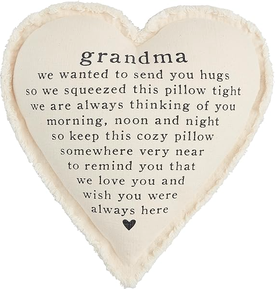 Grandma Heart Pillow