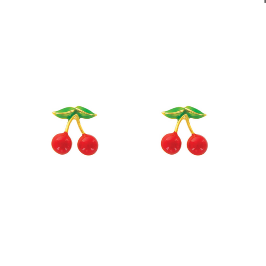 Cherry Stud Earrings