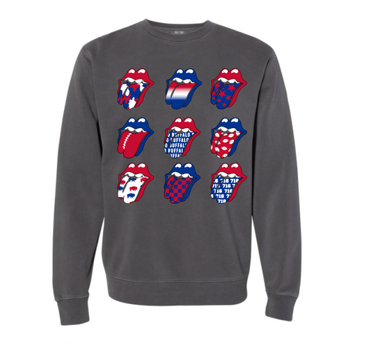 Lips Concert Crew Sweatshirt