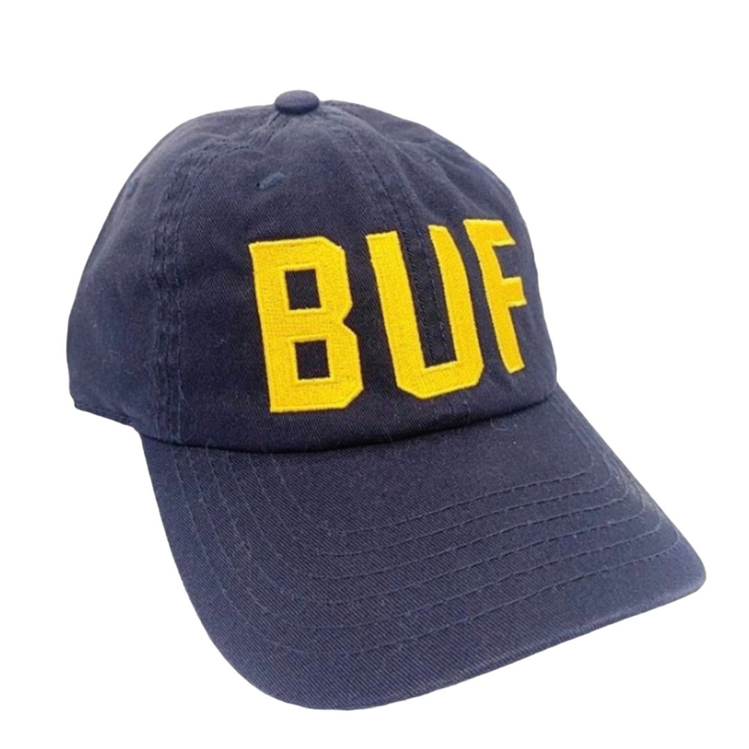 BUF Baseball Cap in Navy/Gold