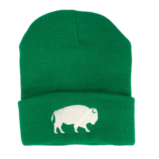 Standing Buffalo Beanie Green