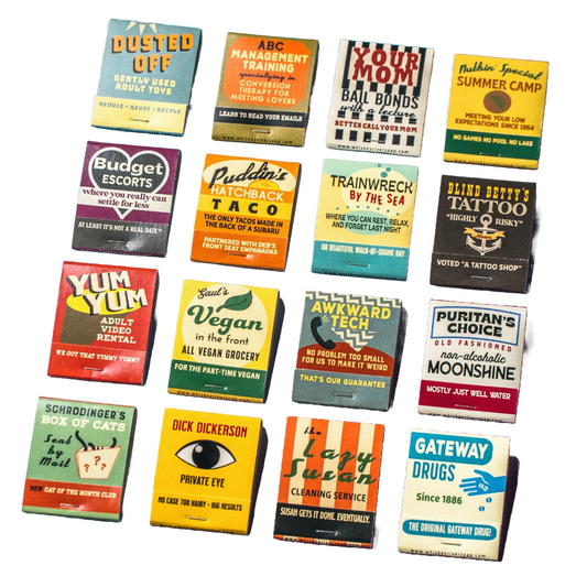 Vintage Style Matchbooks