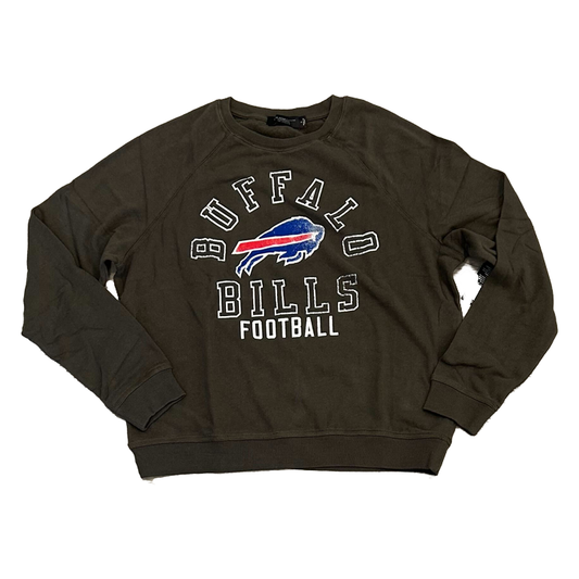 Bills Flocked Raglan Crew