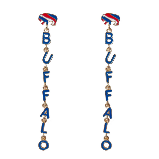 Buffalo Linear Enamel Earring