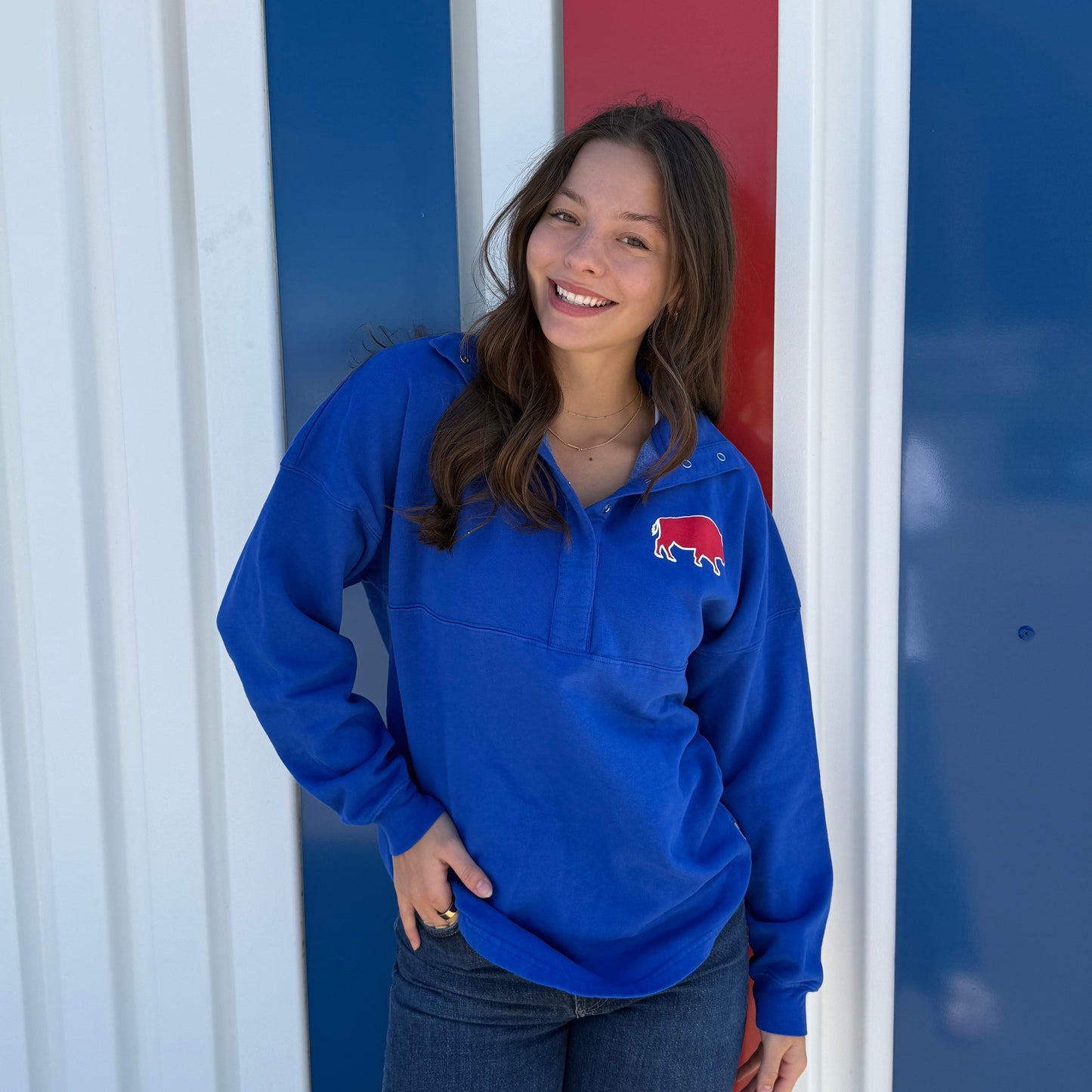 Buffalo Football Fleece Cozy Placket