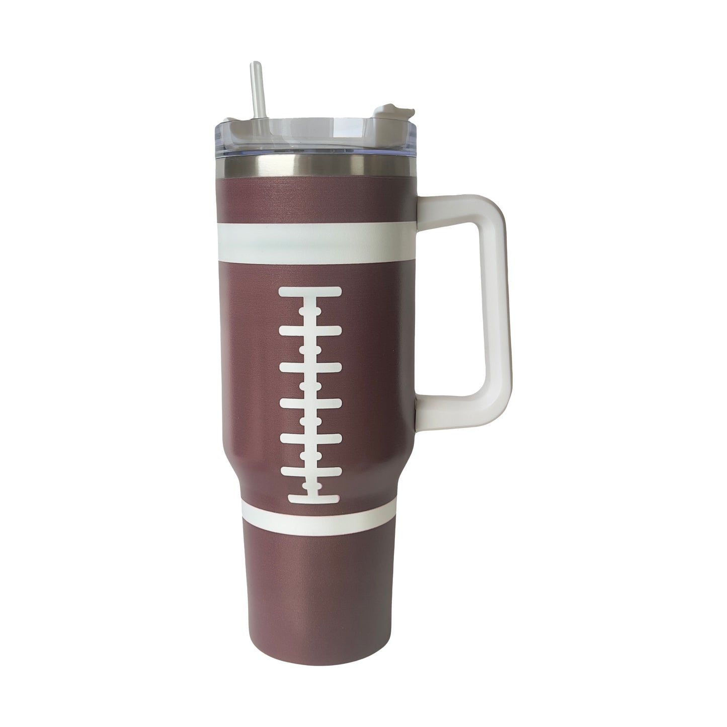 40 Oz Football Tumbler