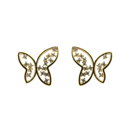 Scattered Butterfly Stud