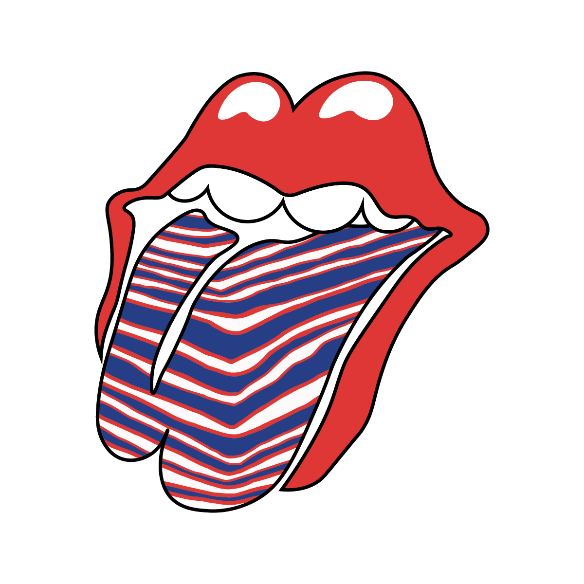 Lips Sticker – Sunshine and Bluebirds