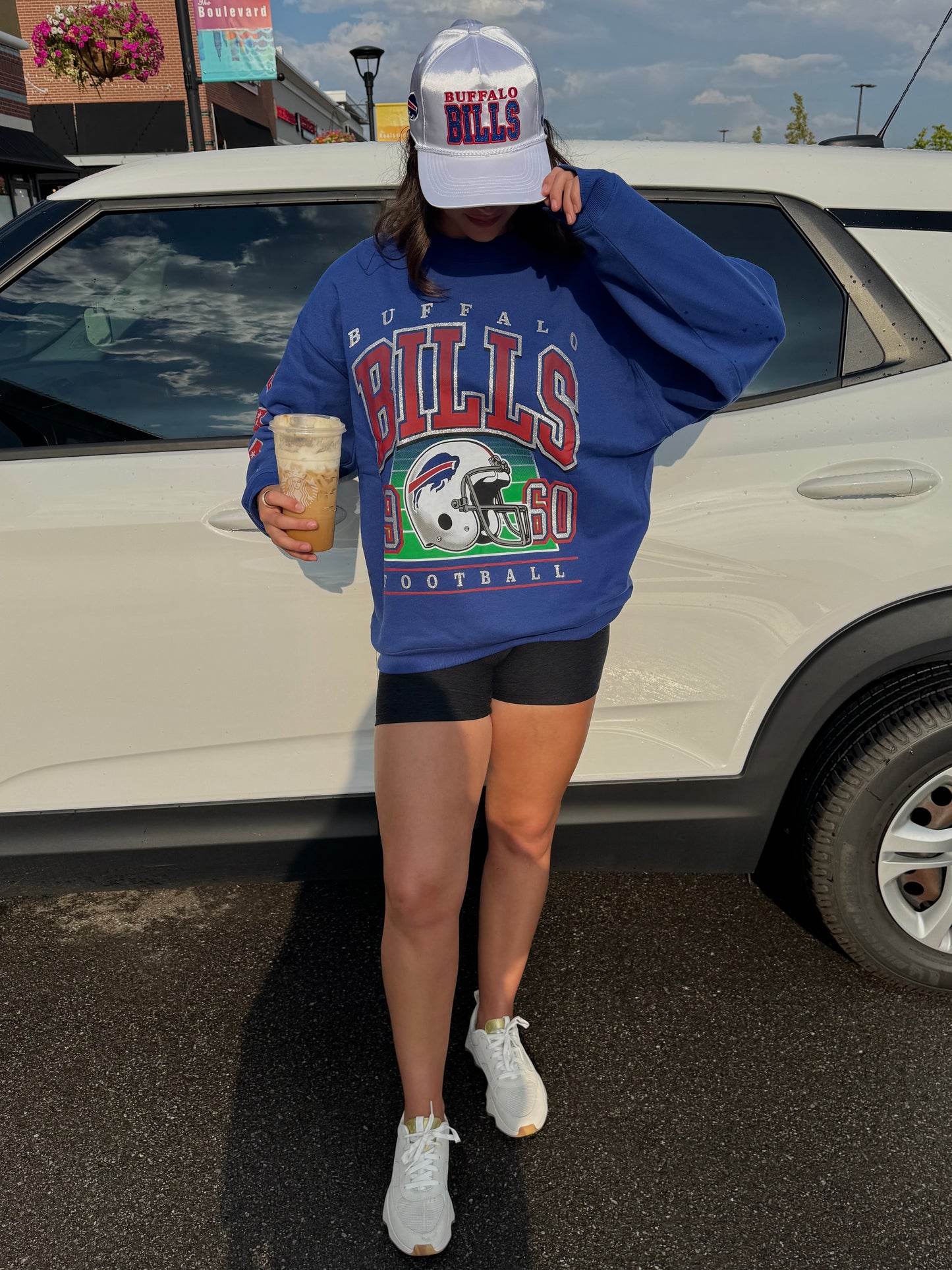 Bills Big Logo Oversized Crew