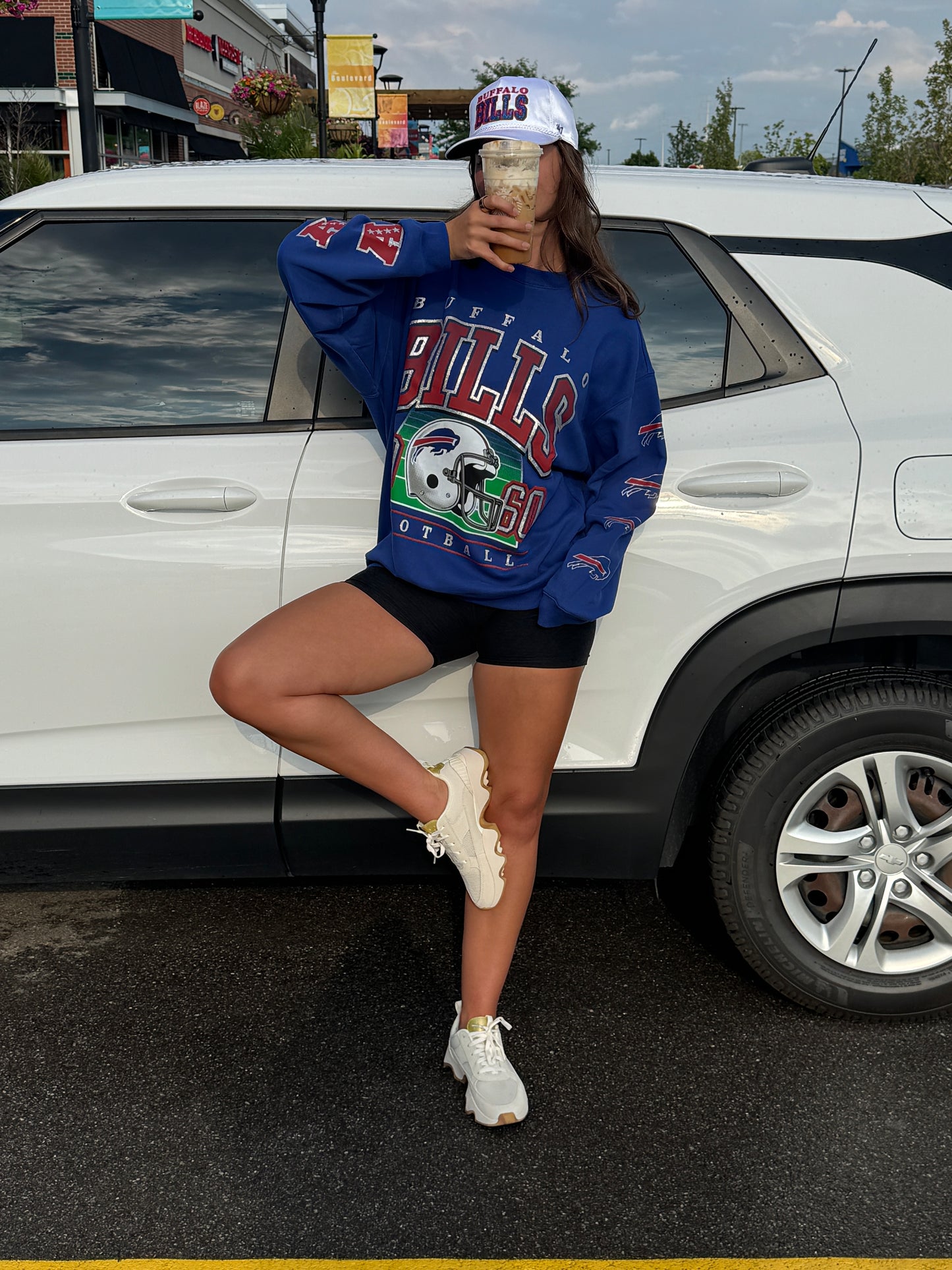 Bills Big Logo Oversized Crew