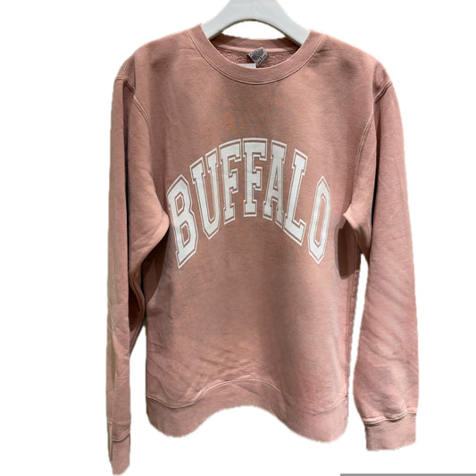 Buffalo Bend Crew in Pigment Pink