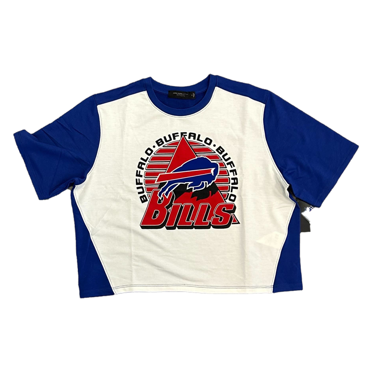 Bills Color Blocked Crop Tee