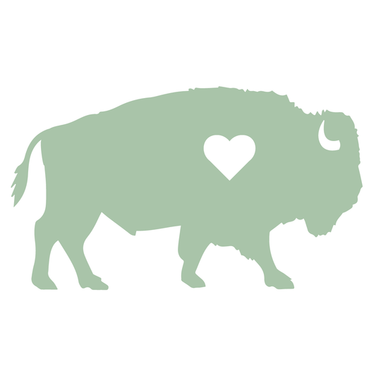 Standing Buffalo Sticker