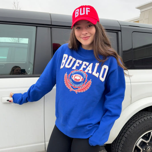 Buffalo Football Mock Neck - PRE SALE