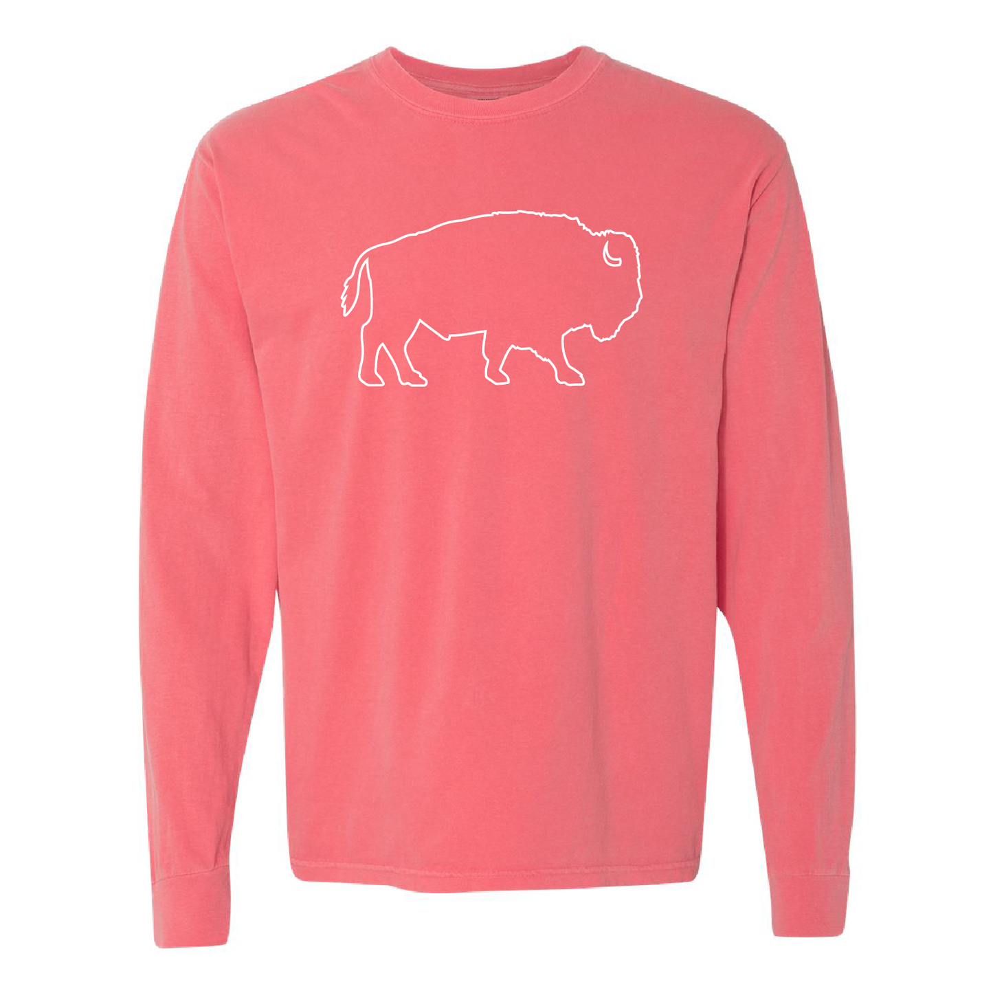 Outline Buffalo in Watermelon