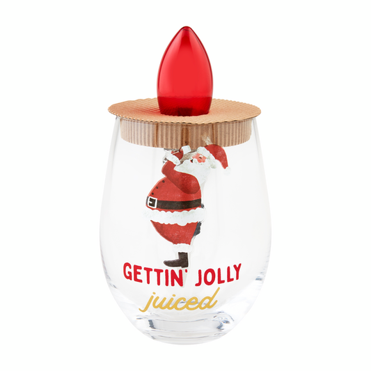 Santa Light Up Stopper Set