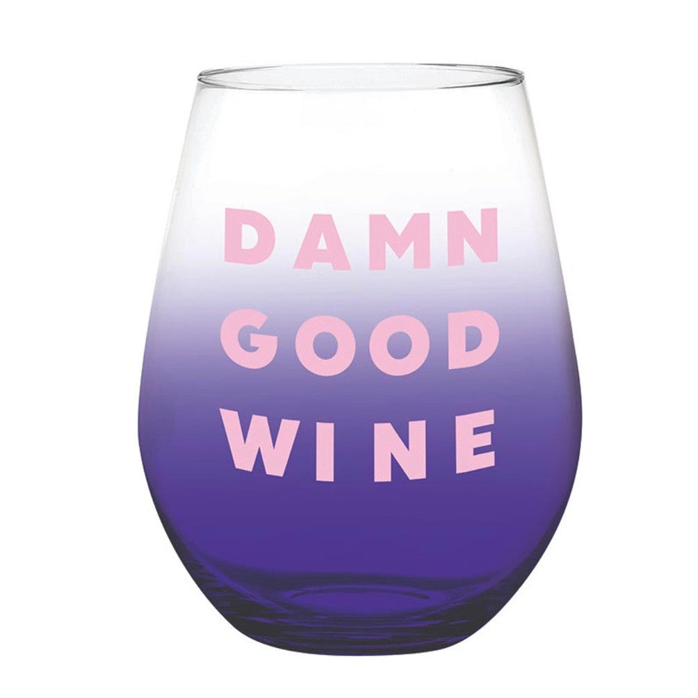 Damn Good Wine Jumbo Glass