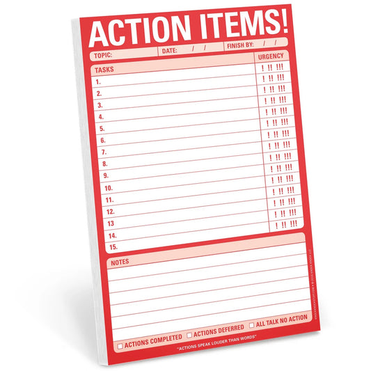 Action Items! Pad