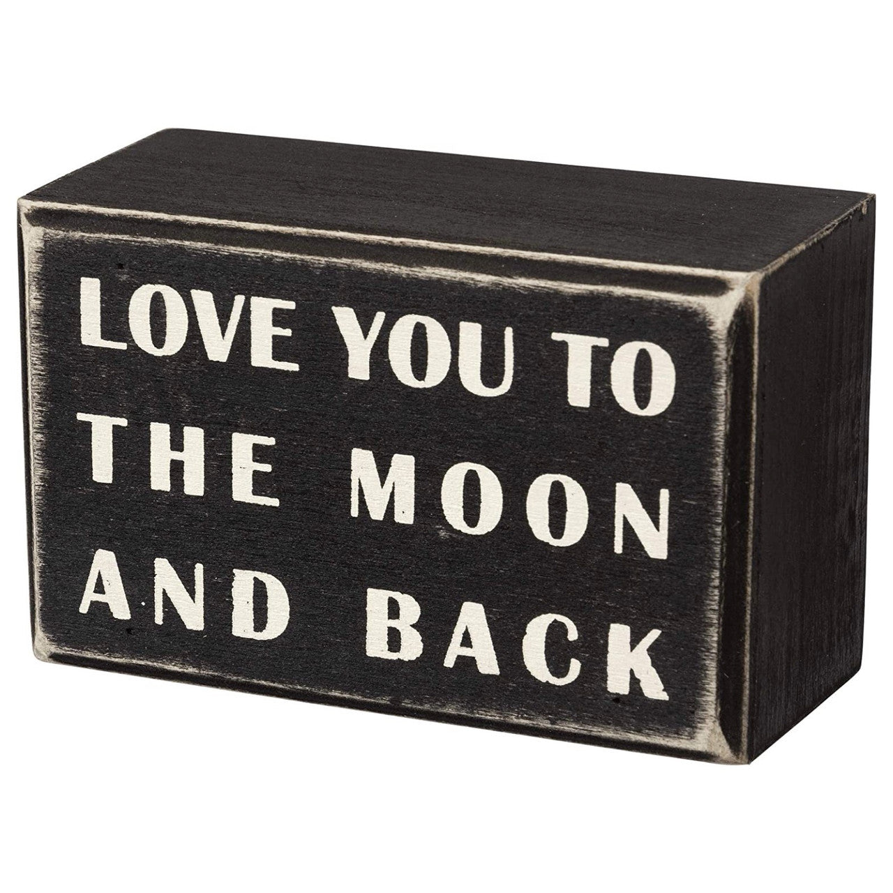 To The Moon Box Sign