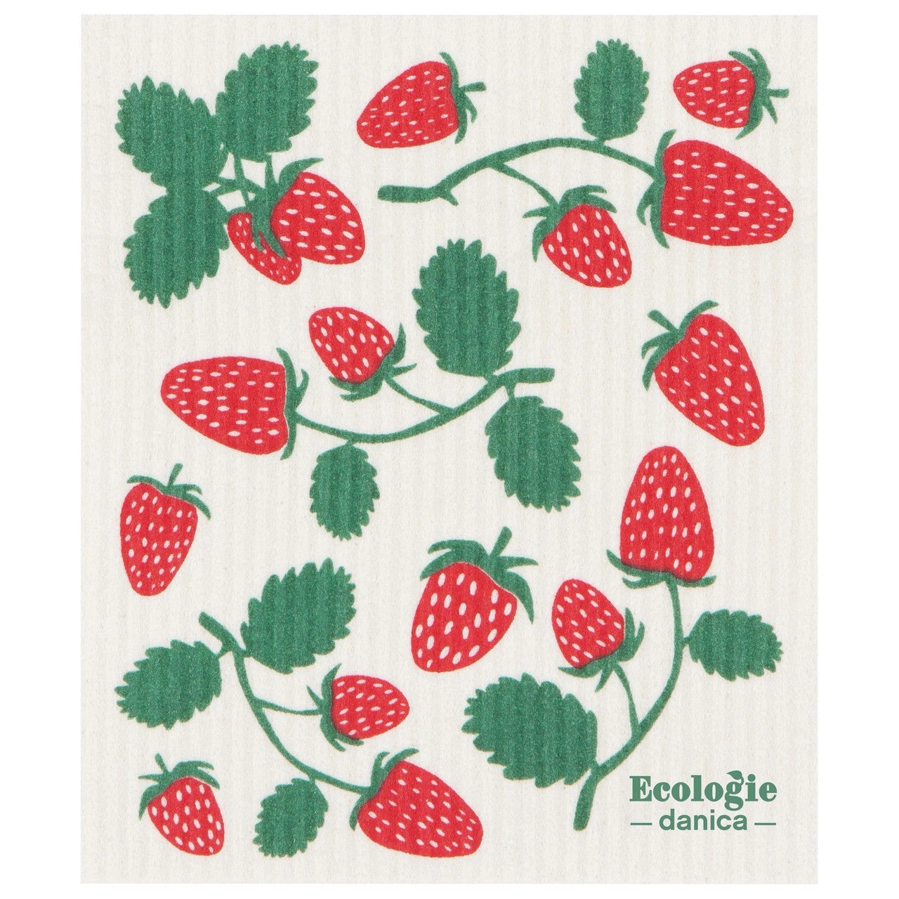 Strawberries Sponge Cloth