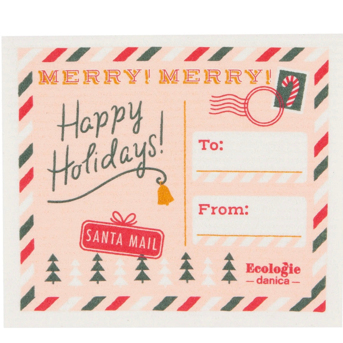 Postcards To Santa Sponge Cloth