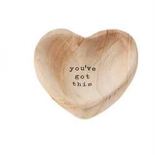 Got This Wood Heart Trinket