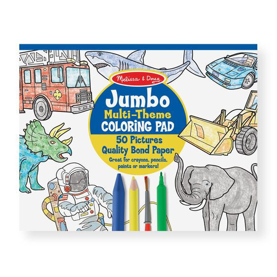 Jumbo Coloring Pad Multi Theme