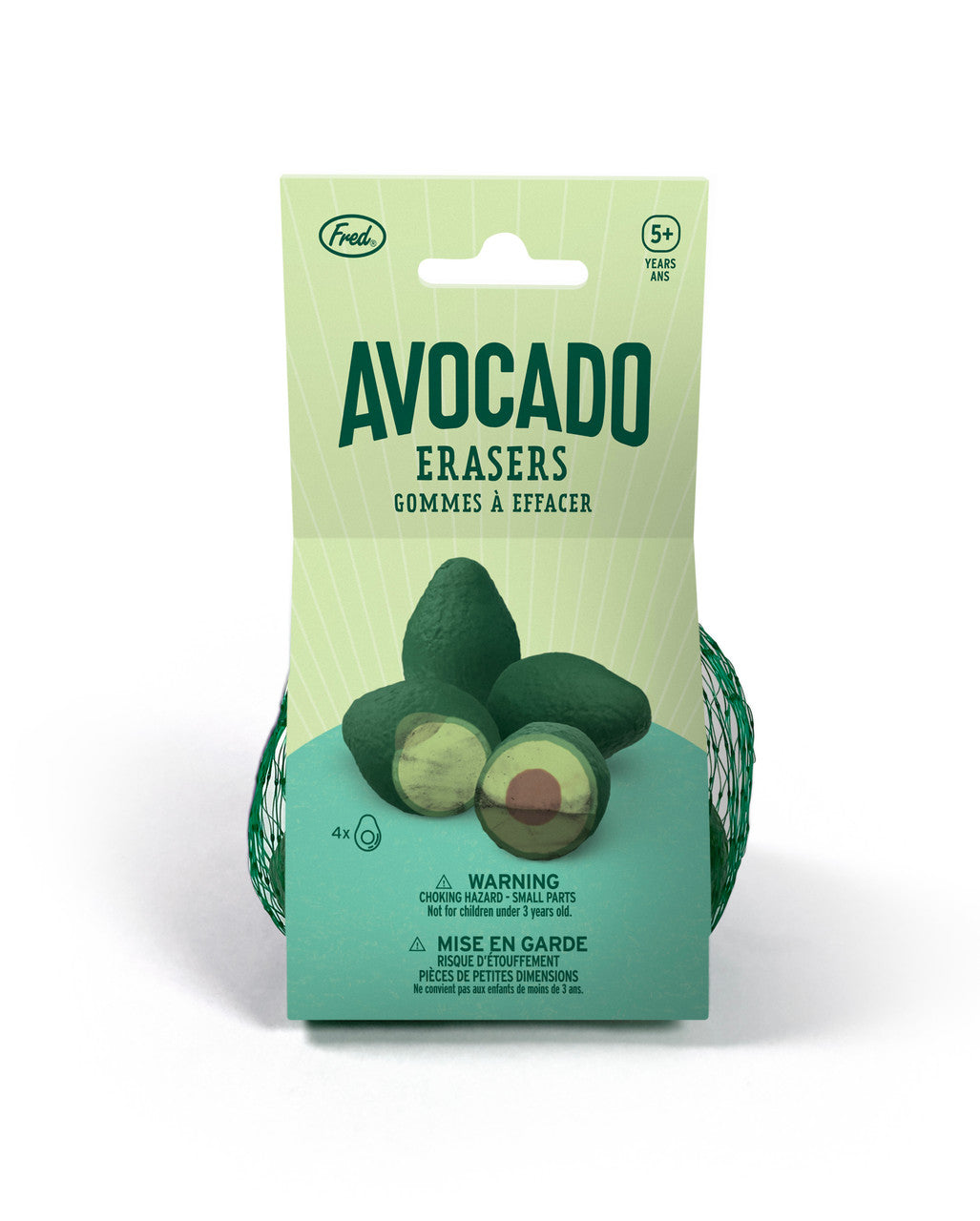 Avocado Erasers Bag Of 4