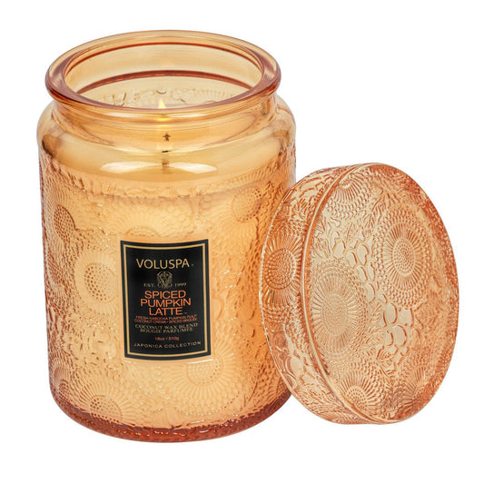 Tall Spiced Pumpkin Candle