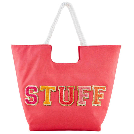 Stuff Canvas Patch Tote