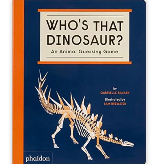 Who's That Dinosaur Book