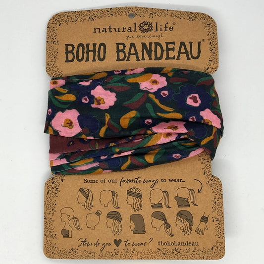 Wine Floral Border Bandeau