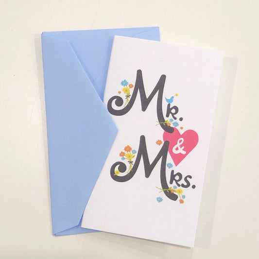 Cursive Couple Mini Card