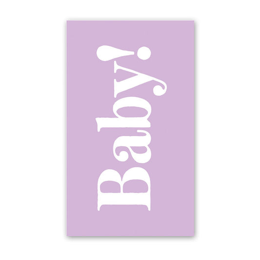 Lilac Baby Mini Card