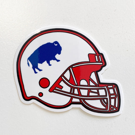 Buffalo Helmet Sticker