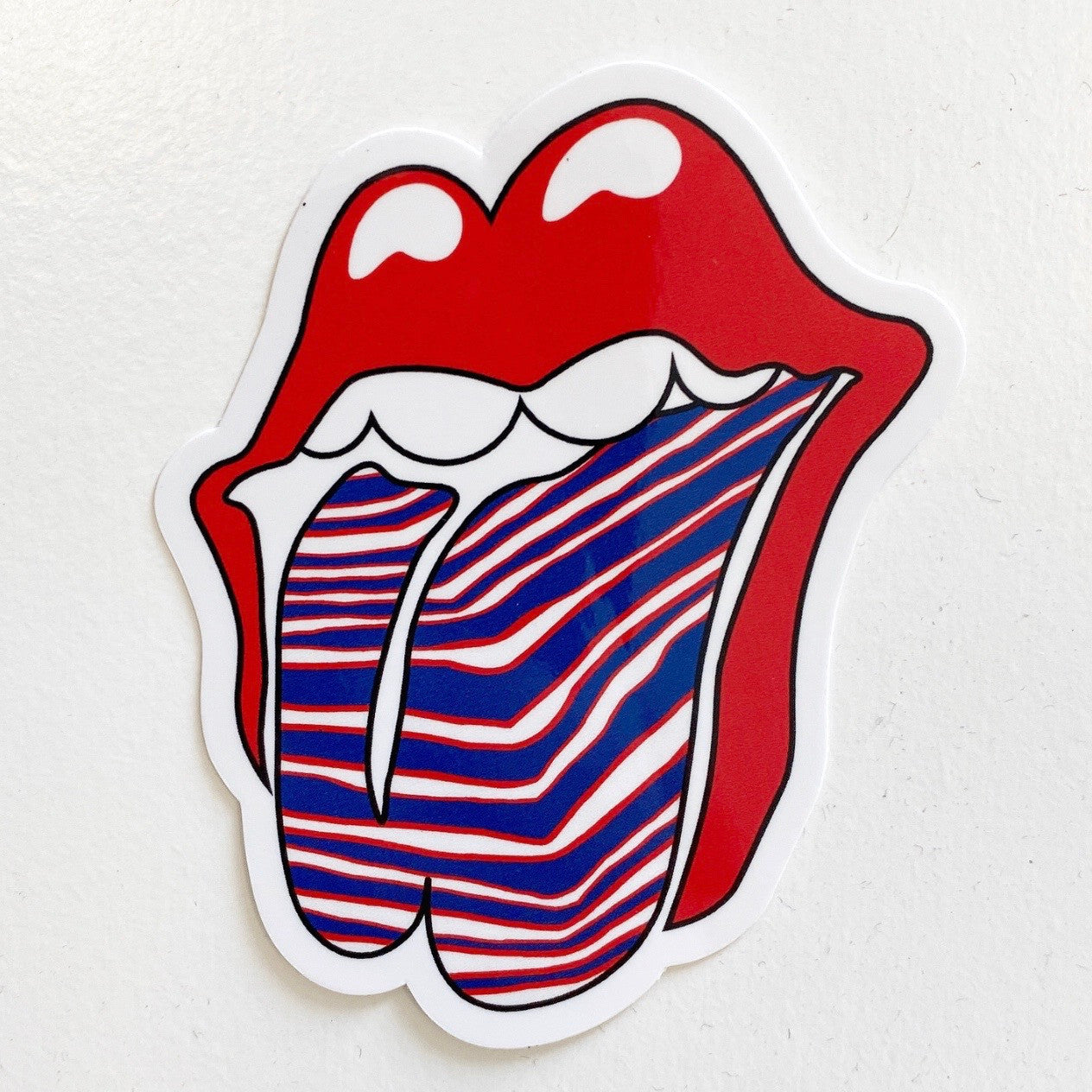 Buffalo Lips Sticker
