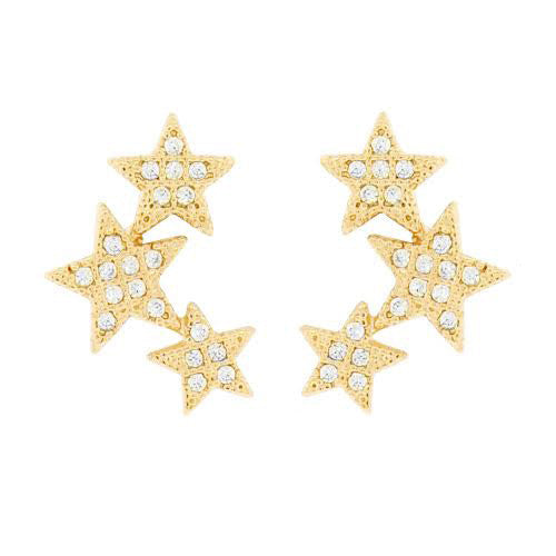 Crystal Star Ear Crawler Gold