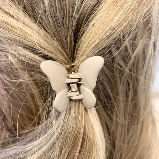 Butterfly Hair Clip Champagne
