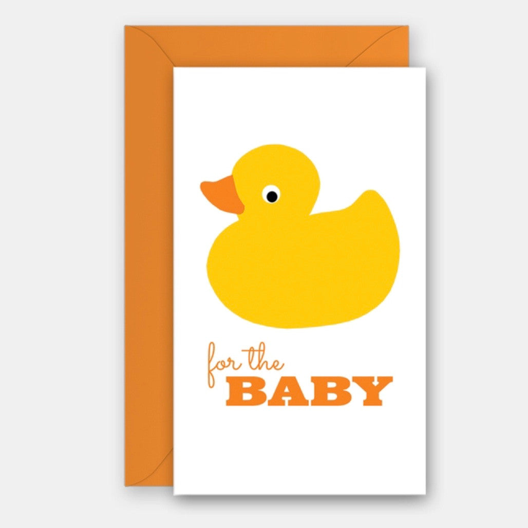 Rubber Duckie Baby Card