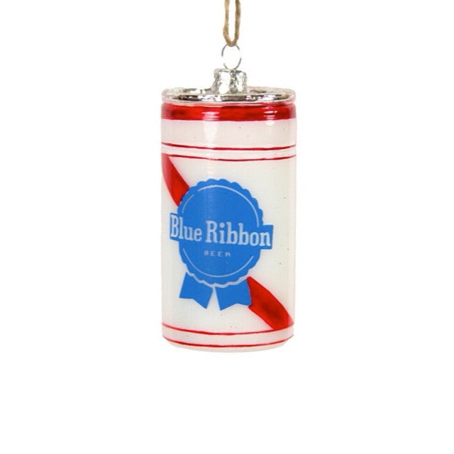 Blue Ribbon Beer Can Ornament