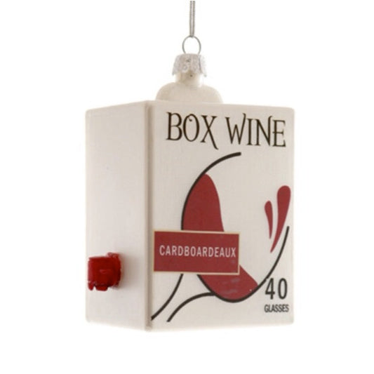 Boxed Wine Ornament