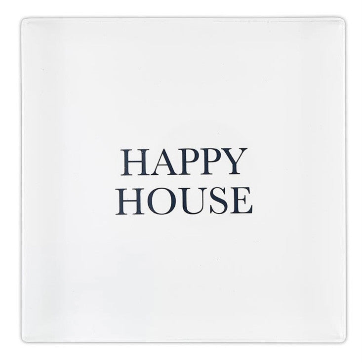 Happy House Lucite Block