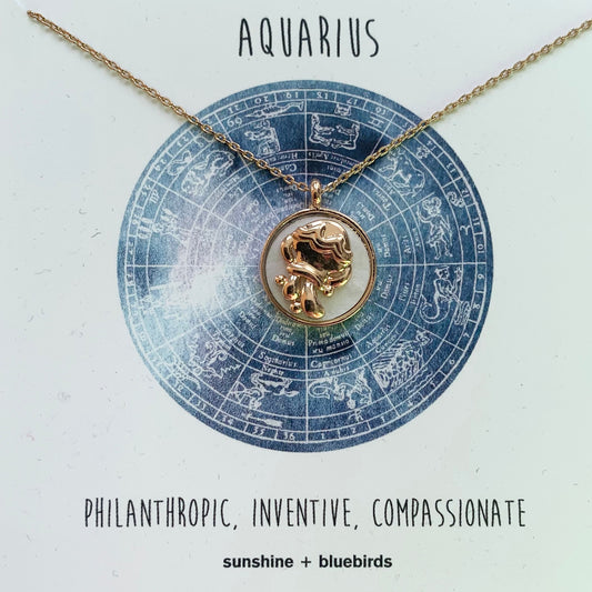 Aquarius MOP Necklace