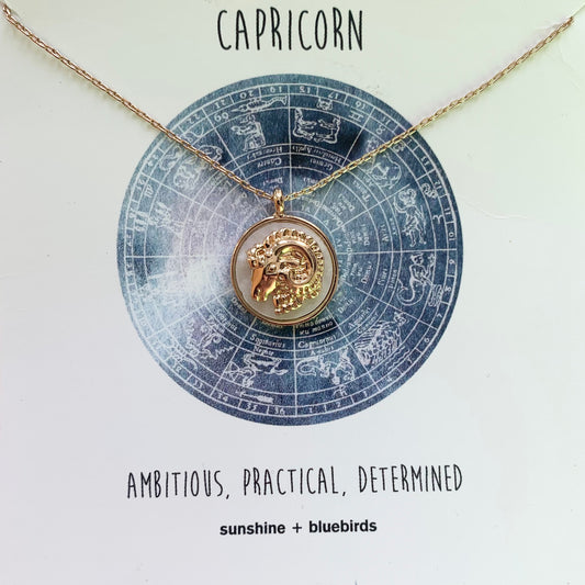 Capricorn MOP Necklace