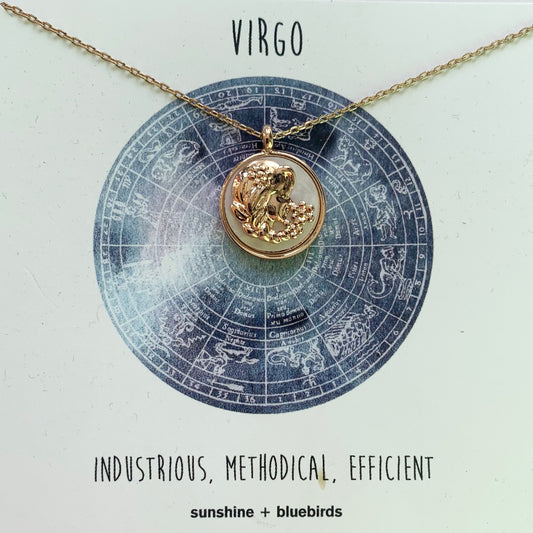 Virgo MOP Necklace